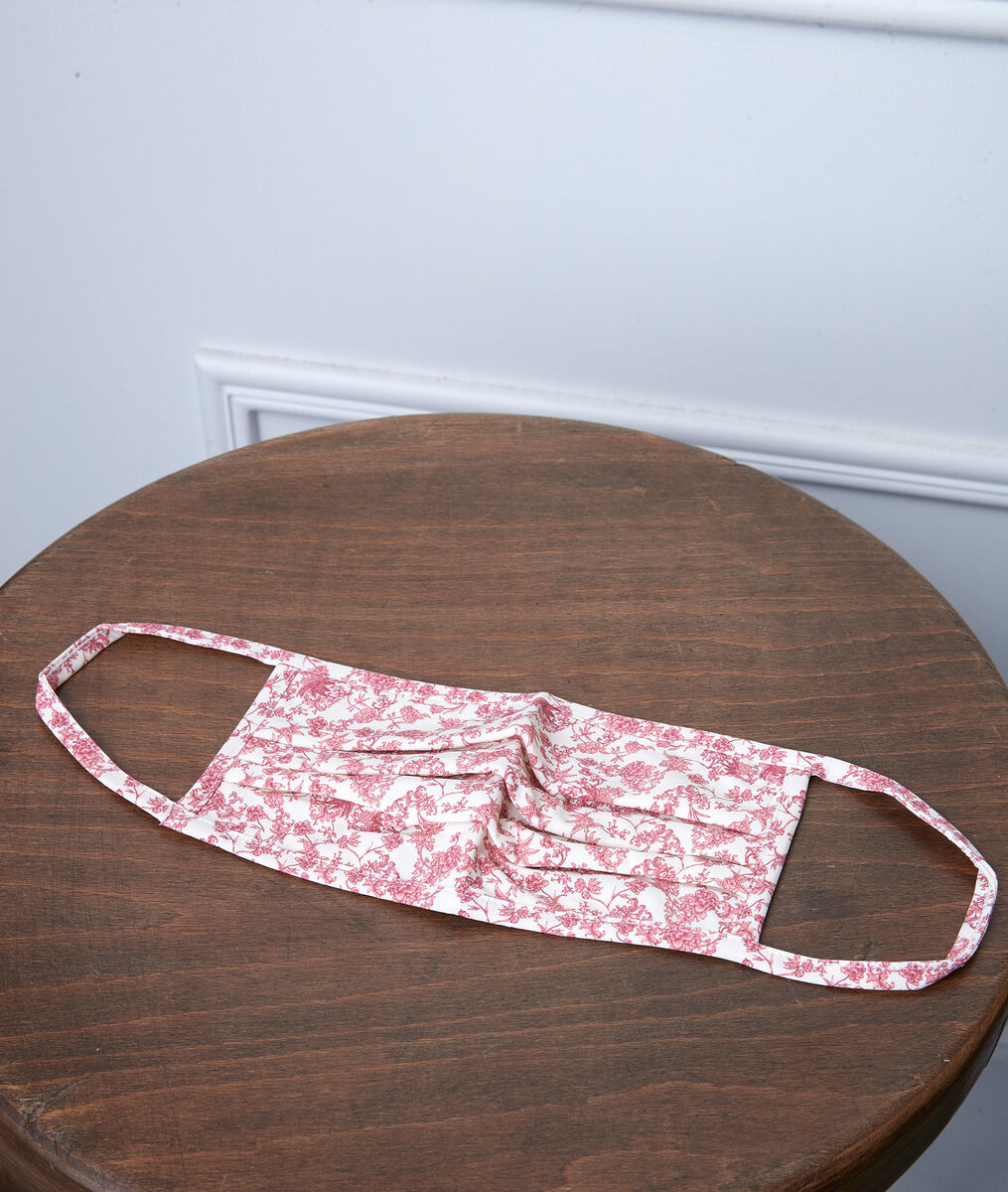 Masque barrière imprimé toile de Jouy | 1-2-3 Masque barrière imprimé toile de Jouy PhotoZ | 1-2-3