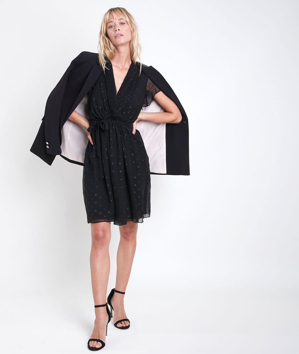 Robe en soie lurex Charline | 1-2-3 Robe en soie lurex Charline PhotoZ | 1-2-3