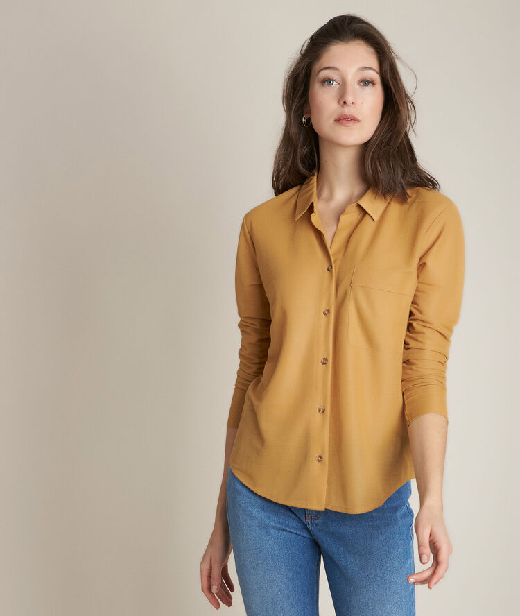 Oker shirt riva krijt.