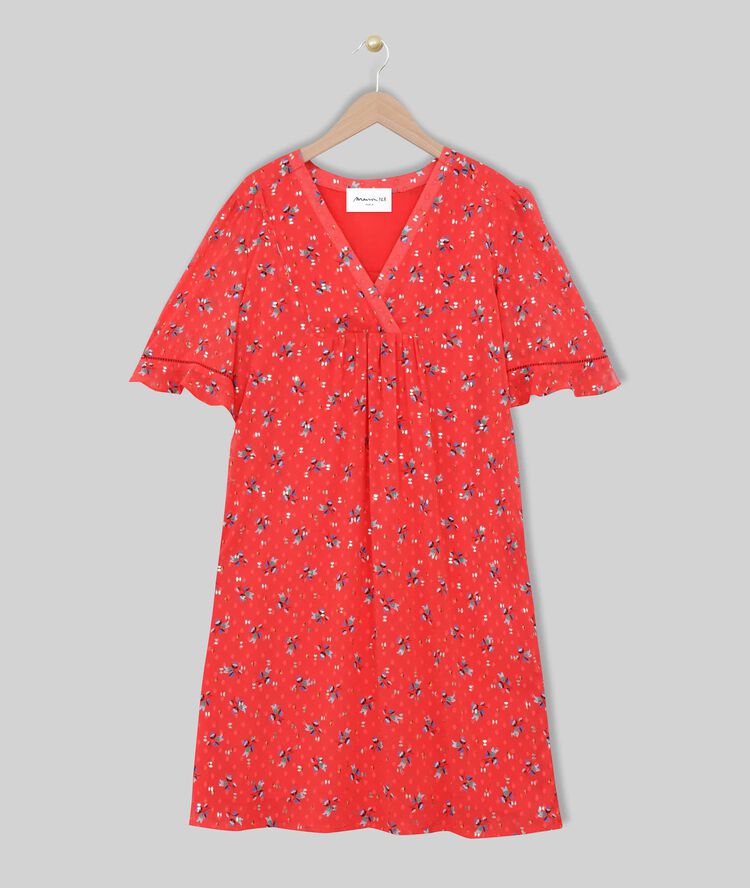 Robe imprimée chana coquelicot.