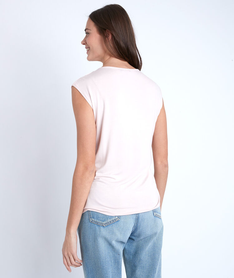 Blouse nude bimatière neptune nude.
