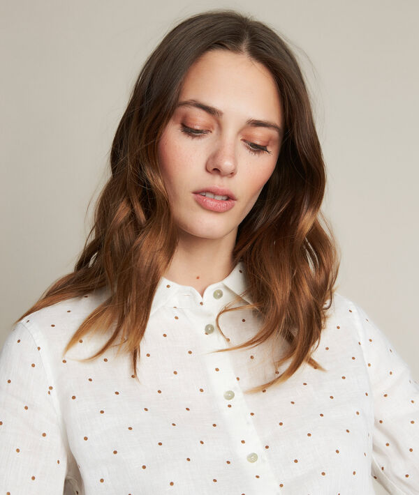 Chemise en lin à pois Eloi | 1-2-3 Chemise en lin à pois Eloi PhotoZ | 1-2-3