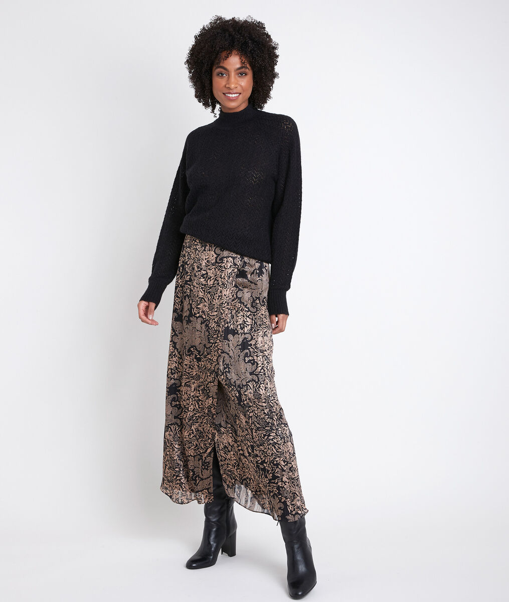 Pull ajouré noir Rima | 1-2-3 Pull ajouré noir Rima PhotoZ | 1-2-3
