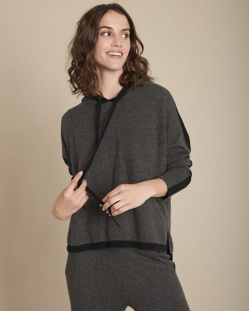 Sweat à capuche laine et cachemire Flashback (1) - Maison 123