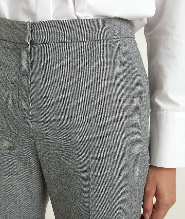 Pantalon cigarette gris harry gris pale.