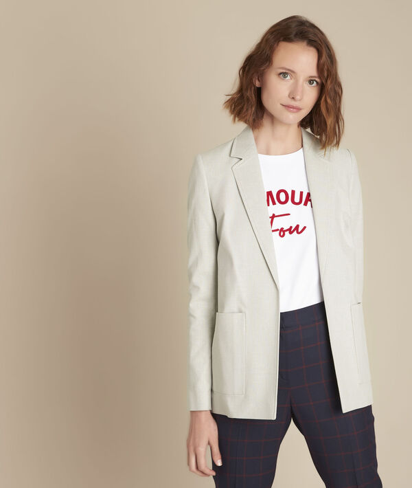 Veste gris chiné Bourbon | 1-2-3 Veste gris chiné Bourbon PhotoZ | 1-2-3