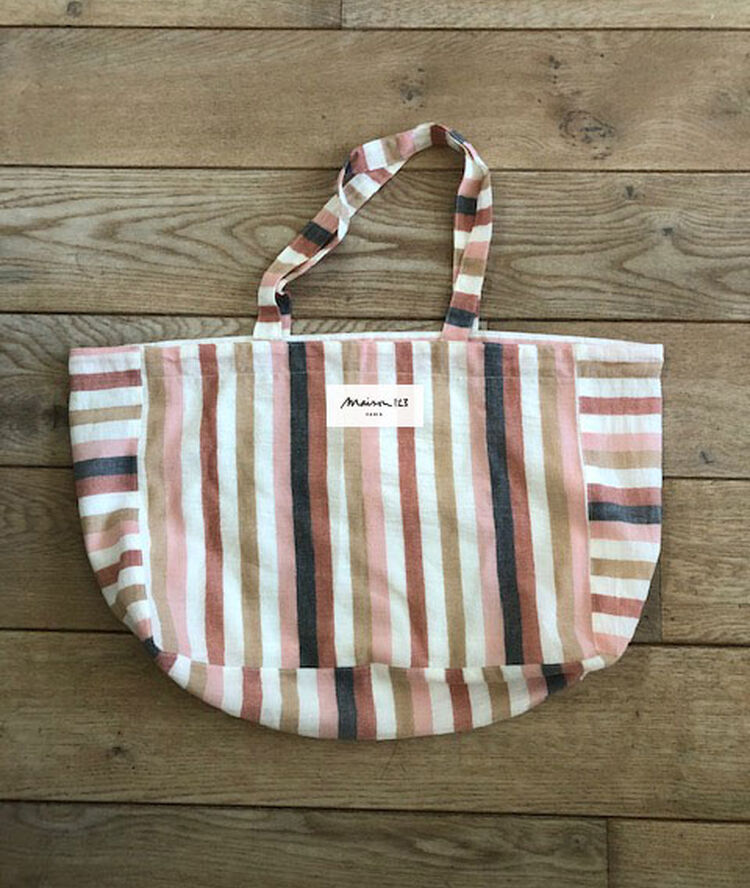 Tote bag ray&eacute; en coton biologique.