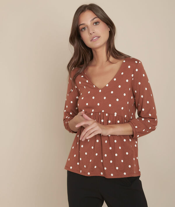 Blouse imprimé pois Capucine | 1-2-3 Blouse imprimé pois Capucine PhotoZ | 1-2-3