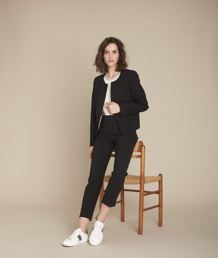Tee-shirt beige en lurex clara gris/blanc.