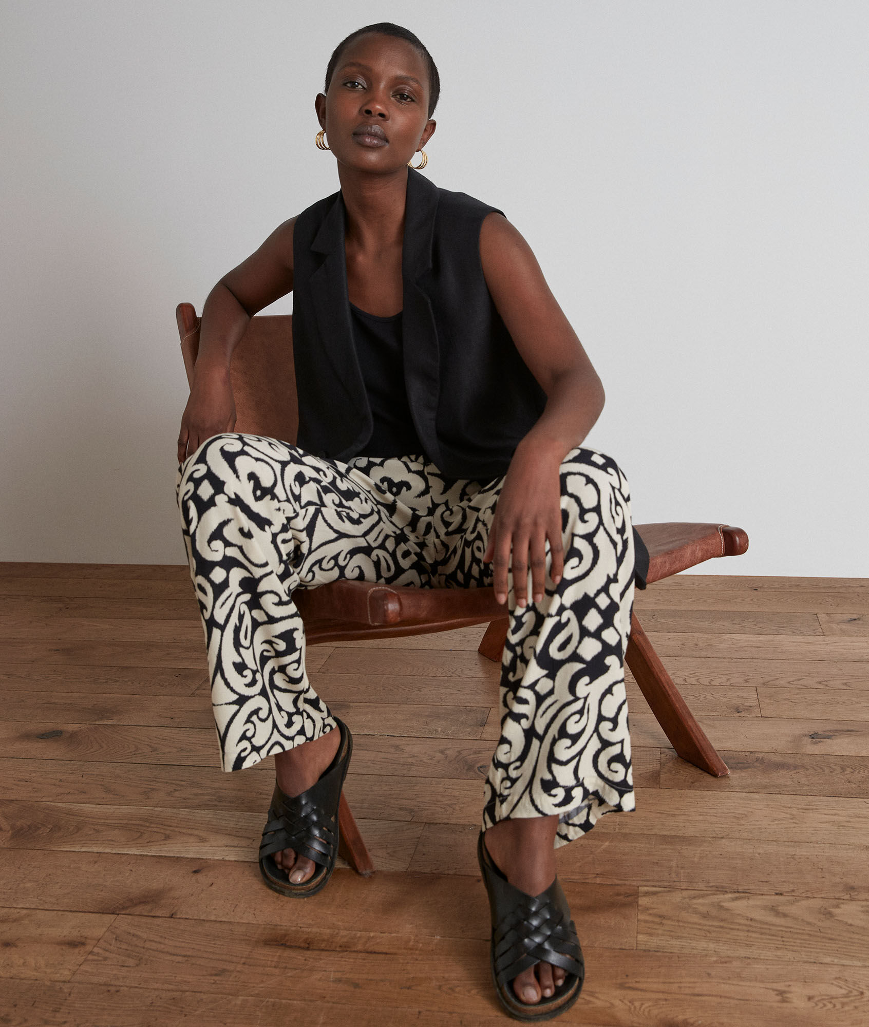 Pantalon large leana