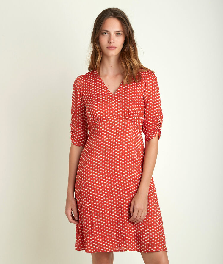 Robe imprim&eacute;e claude.