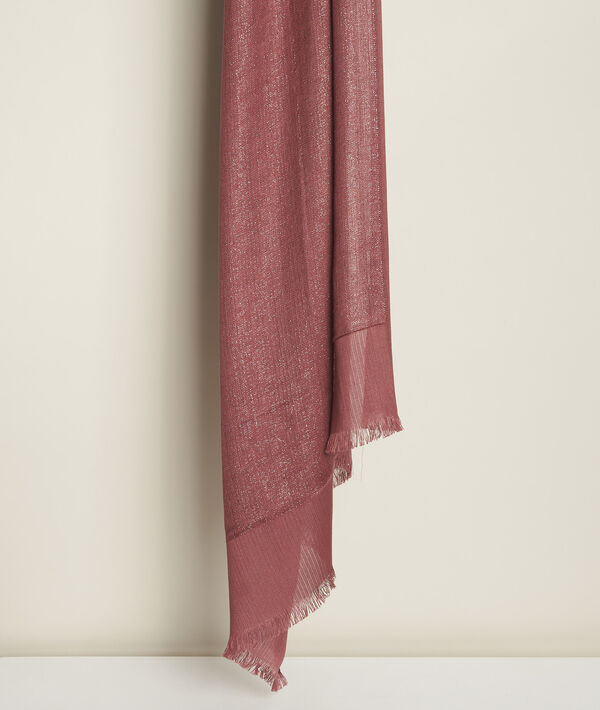 Foulard rose métallisé New Osiris | 1-2-3 Foulard rose métallisé New Osiris PhotoZ | 1-2-3