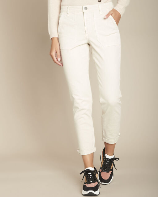 Le confort fit: jean boyfriend greige Serge (1) - Maison 123