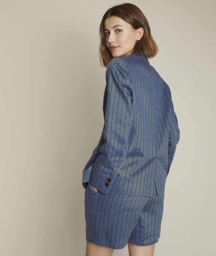 Veste rayée louise marine.