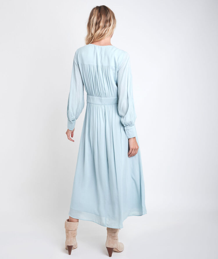 Robe longue céladon nathalie celadon.
