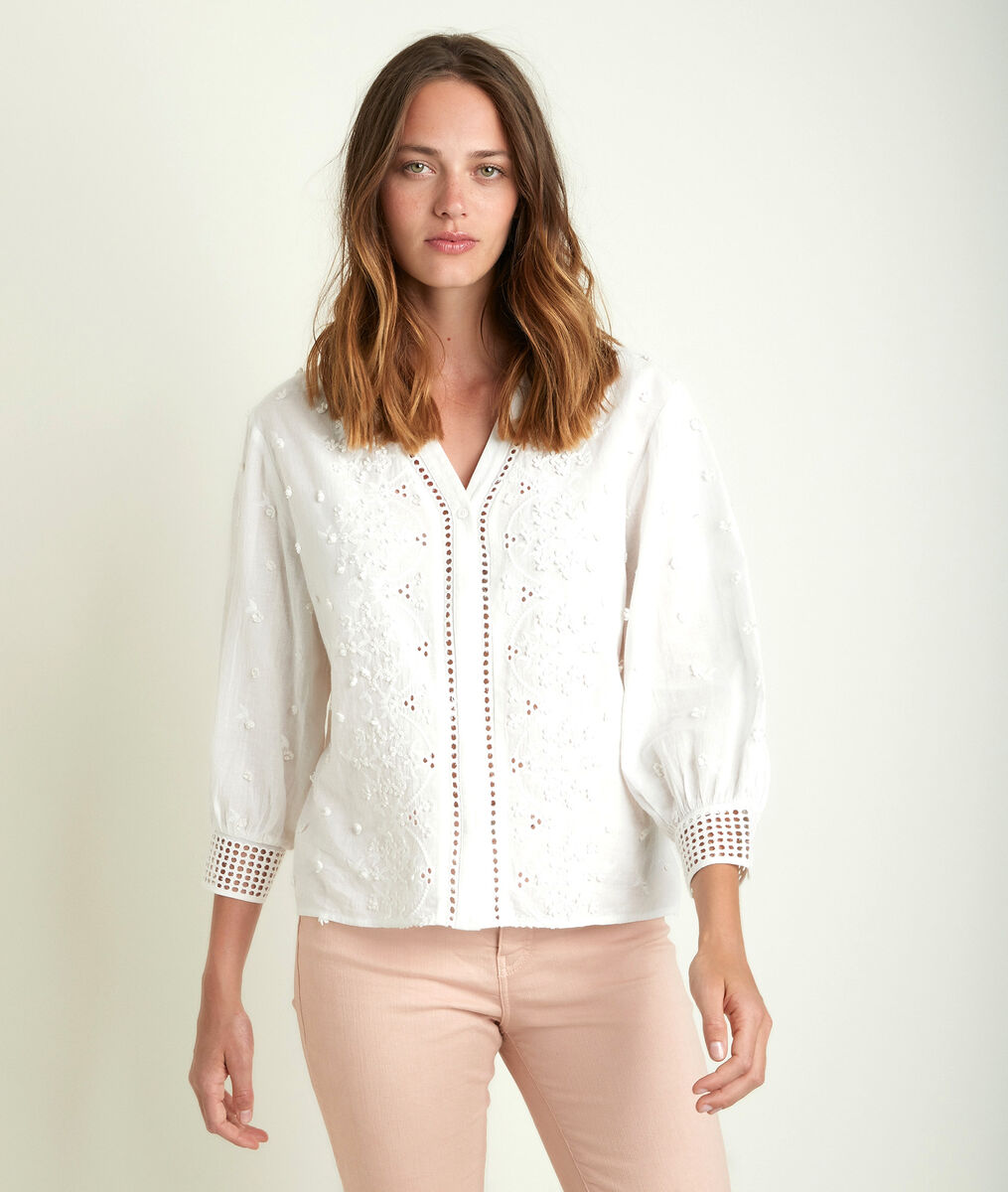 Blouse brodée Jikoro | 1-2-3 Blouse brodée Jikoro PhotoZ | 1-2-3
