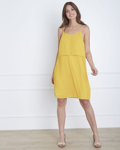 Robe anis plissée Harlette (1) - Maison 123