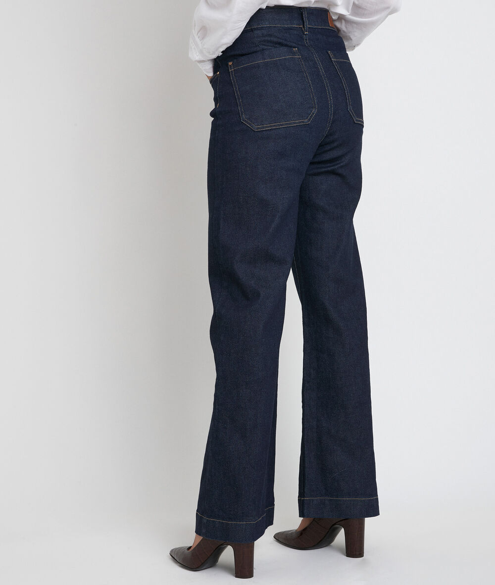 De wide leg rinse pacome rinse.