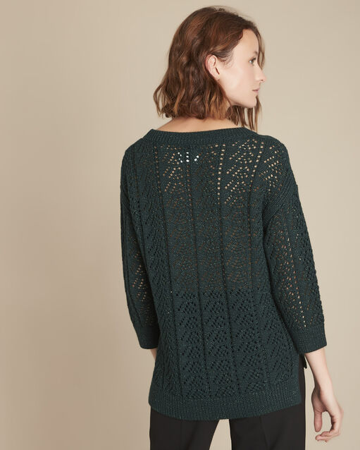 Pull maille ajourée cyprès flash cypres.
