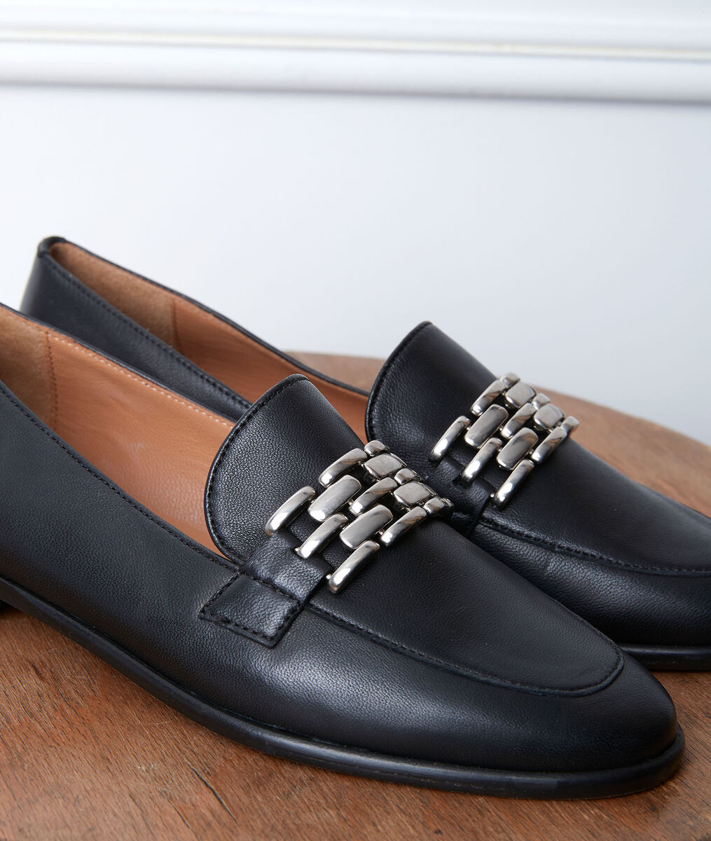Mocassins en cuir noirs Gabin | 1-2-3 Mocassins en cuir noirs Gabin PhotoZ | 1-2-3