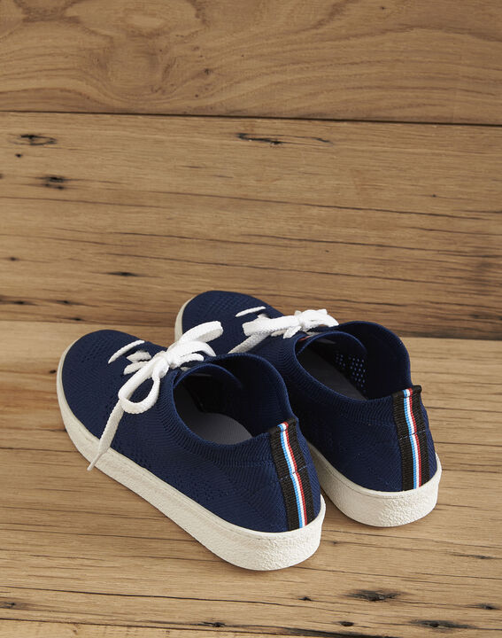 Marineblaue, gestrickte Sneaker, Ector | 1-2-3 Marineblaue, gestrickte Sneaker, Ector PhotoZ | 1-2-3