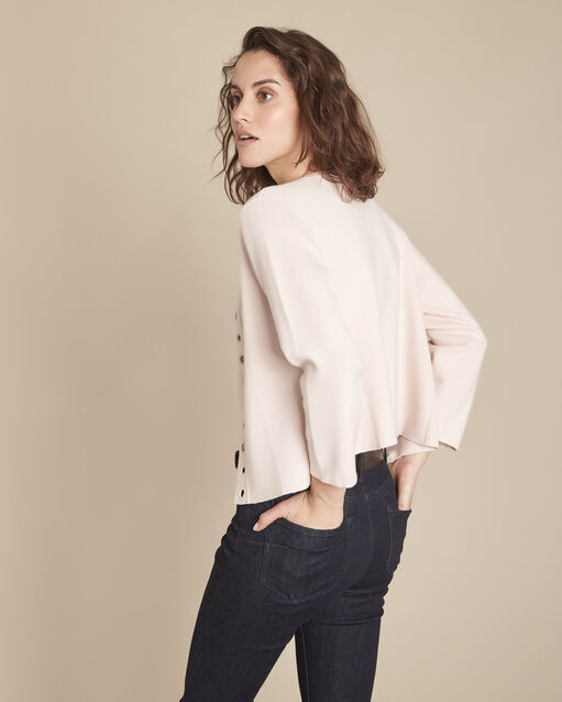 Gilet poudre compact oeillets abricotier poudre.