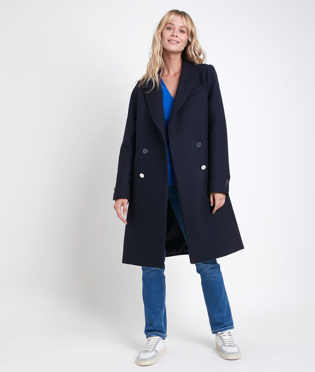 Manteau en laine long Jeff | 1-2-3 Manteau en laine long Jeff PhotoZ | 1-2-3