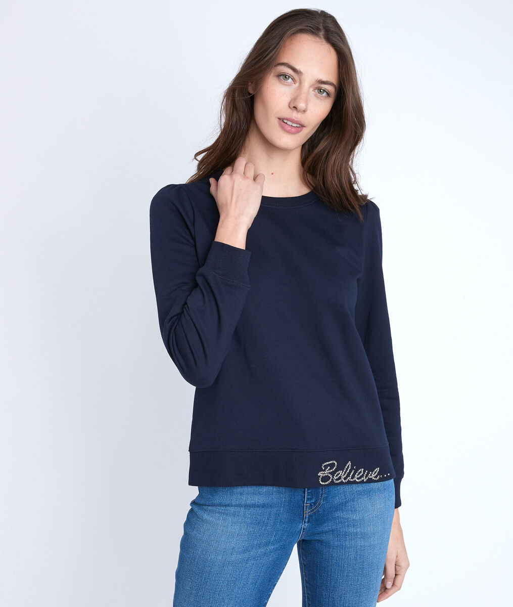 Sweat marine à strass Ivy | 1-2-3 Sweat marine à strass Ivy PhotoZ | 1-2-3