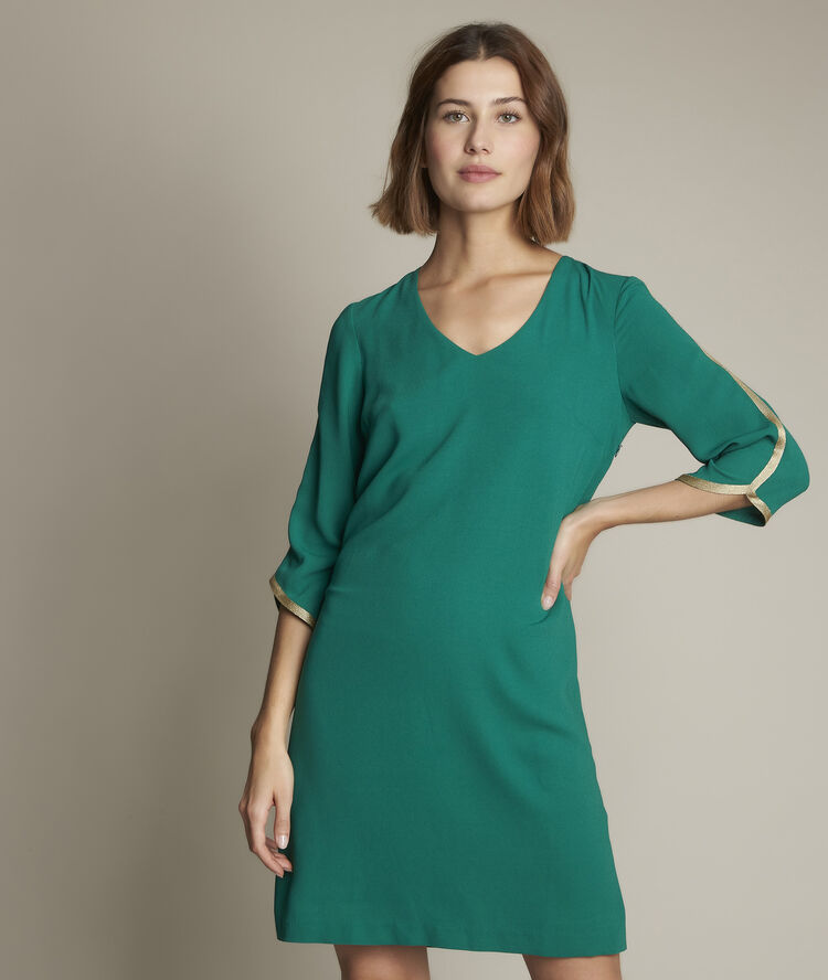 Robe verte cl&eacute;mentine sauge.