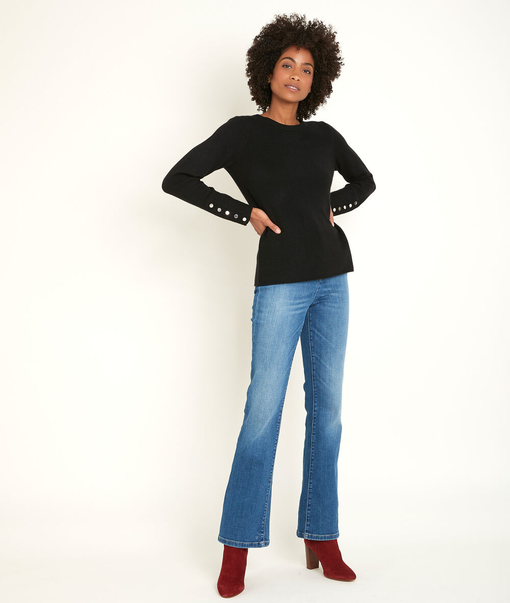 Pull en cachemire noir river noir.