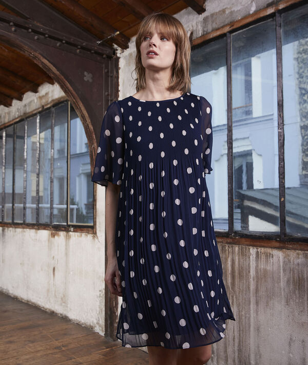 Robe plissée à pois Coralia | 1-2-3 Robe plissée à pois Coralia PhotoZ | 1-2-3