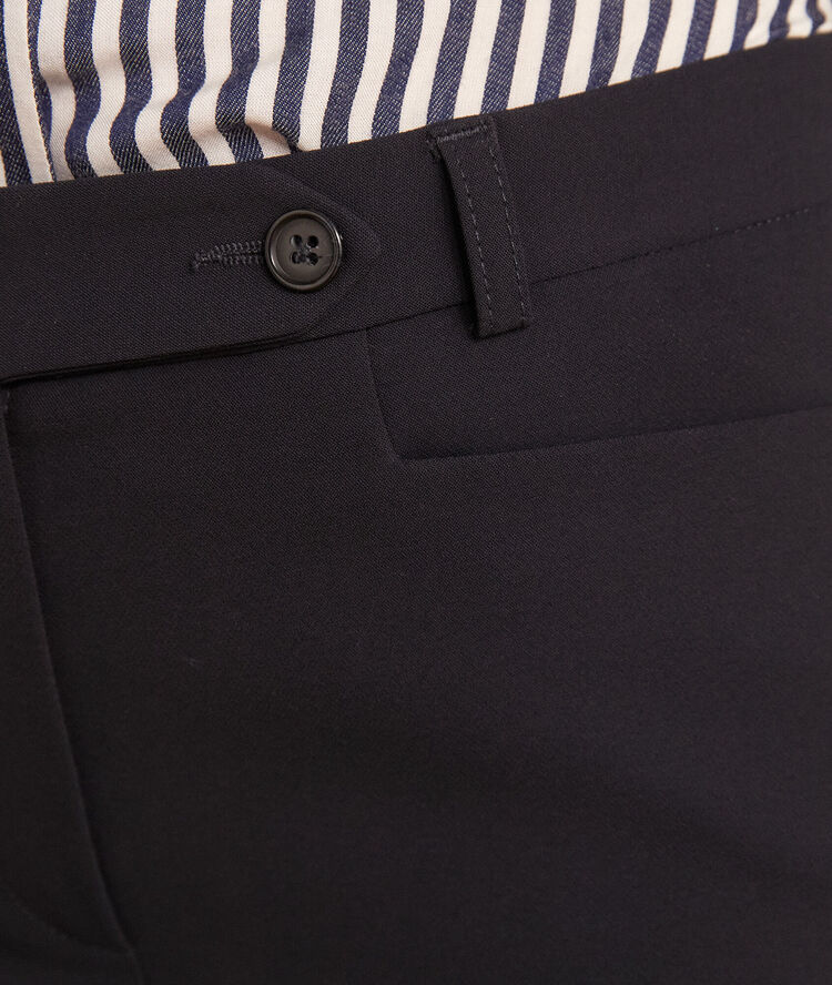 Sigaretbroek van microvezel valero marineblauw.