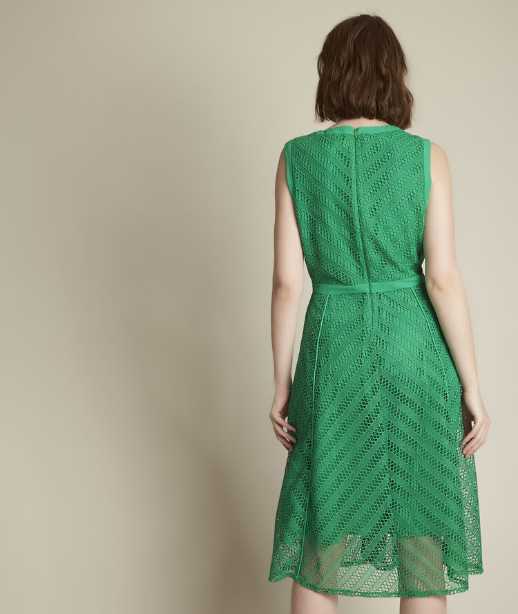 Robe en dentelle graphique oryane prairie.