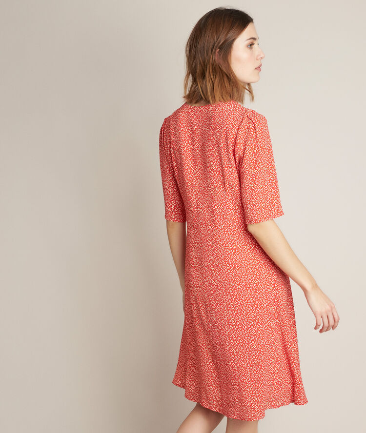 Robe imprimée city coquelicot.