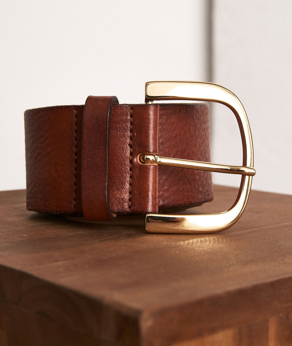 Ceinture en cuir large Estelle | 1-2-3 Ceinture en cuir large Estelle PhotoZ | 1-2-3