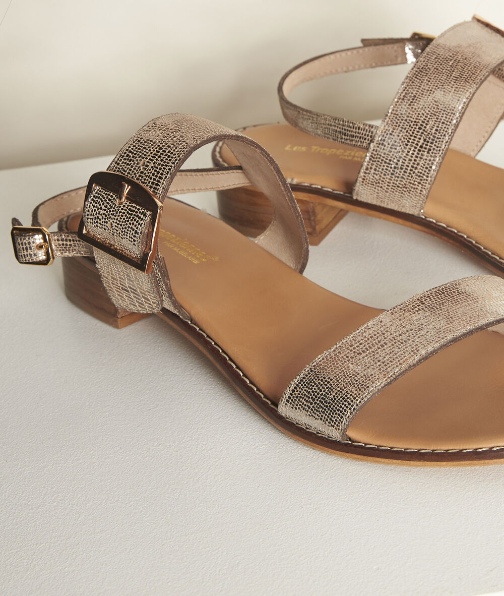 Goldfarbene sandalen jideo les trop&eacute;ziennes blassgold.