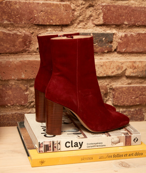 bottines à talons bordeaux Valentina | 1-2-3 bottines à talons bordeaux Valentina PhotoZ | 1-2-3