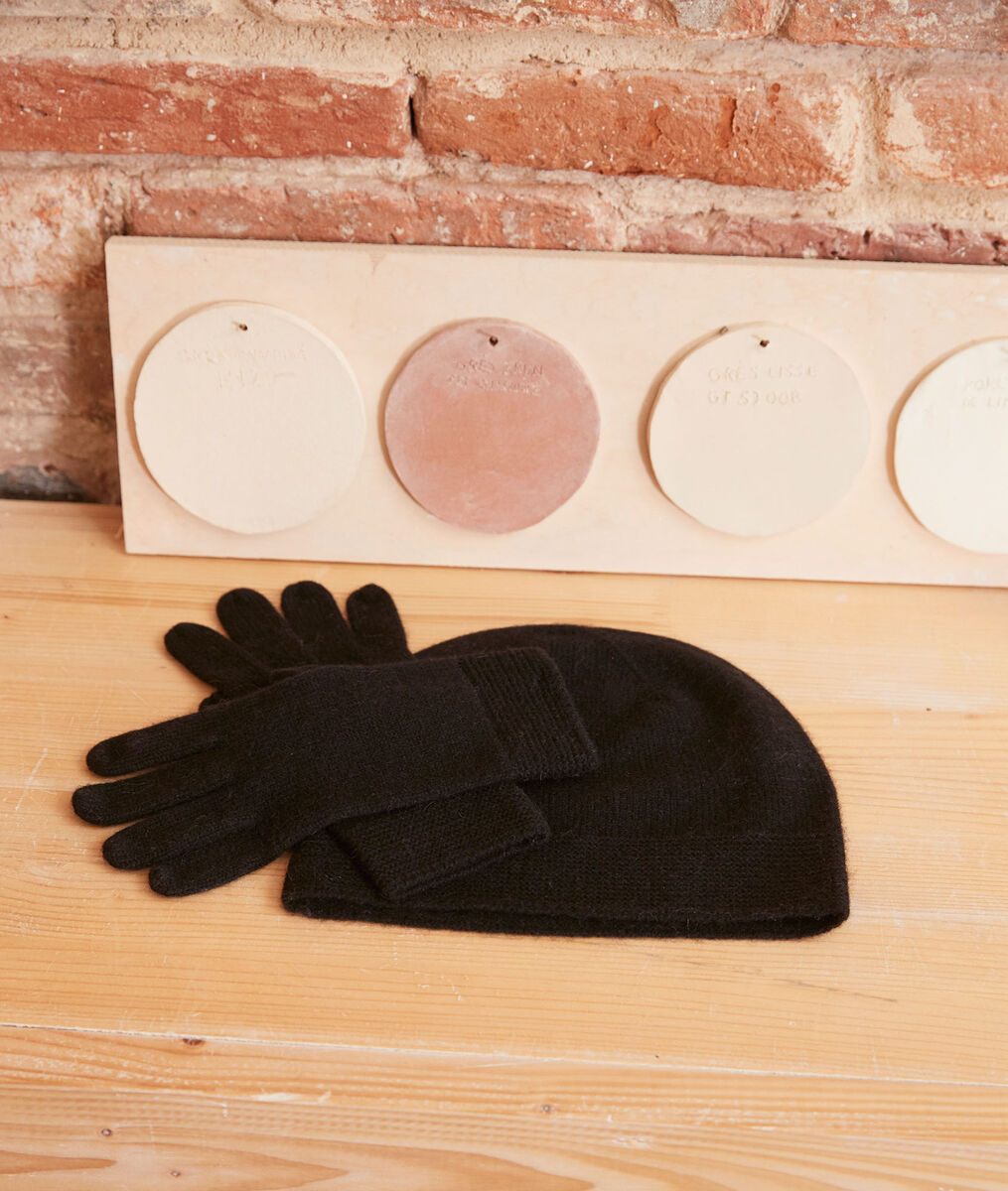 Gants en cachemire noirs Zack | 1-2-3 Gants en cachemire noirs Zack PhotoZ | 1-2-3