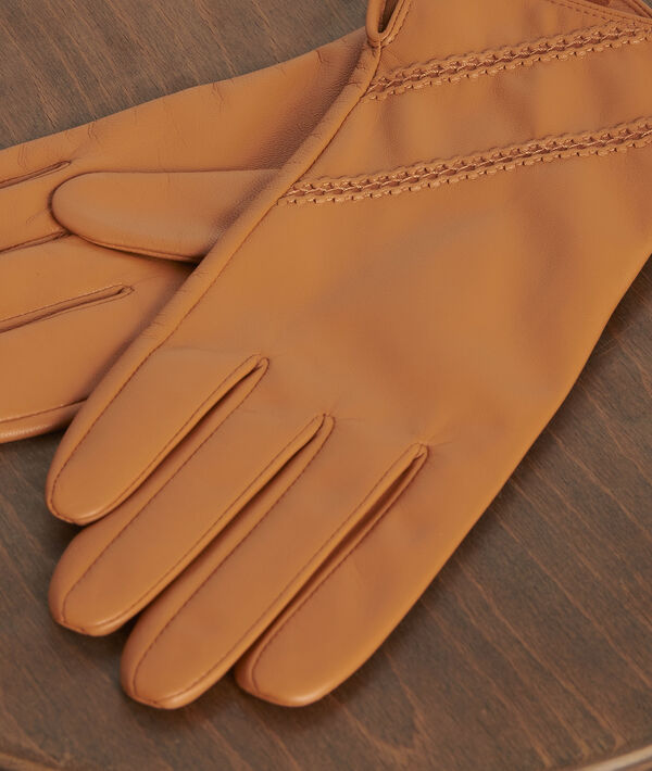 Gants en cuir safran Veronica | 1-2-3 Gants en cuir safran Veronica PhotoZ | 1-2-3