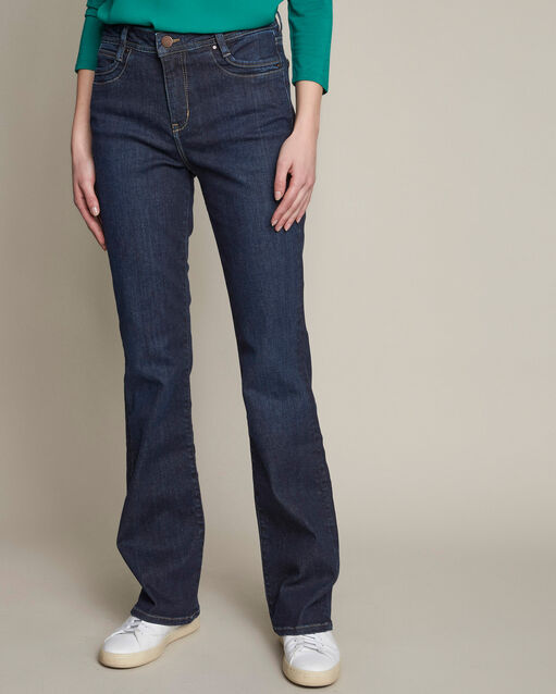 Le classique bootcut brut simon indigo fonce.