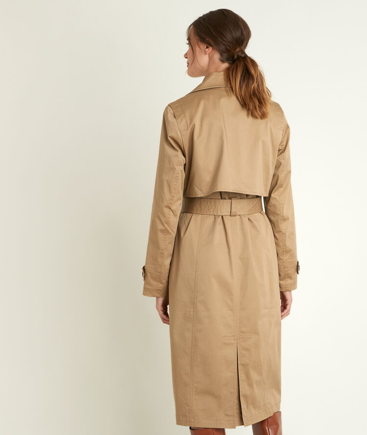 Trench long beige samaya beige.