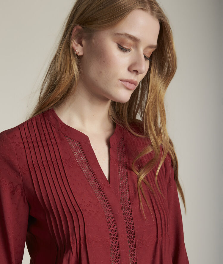 Blouse brodée evka peche.