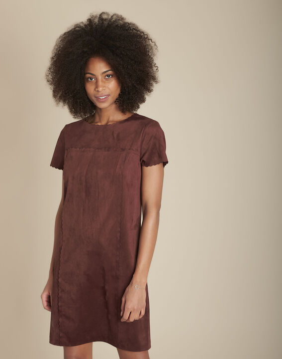 Robe courte en suédine India | 1-2-3 Robe courte en suédine India PhotoZ | 1-2-3