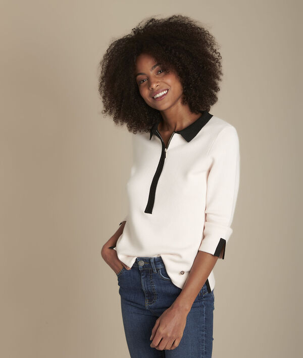 Pull en milano col polo Formule | 1-2-3 Pull en milano col polo Formule PhotoZ | 1-2-3