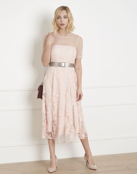 Robe poudre dentelle et tulle Hester | 1-2-3 Robe poudre dentelle et tulle Hester PhotoZ | 1-2-3