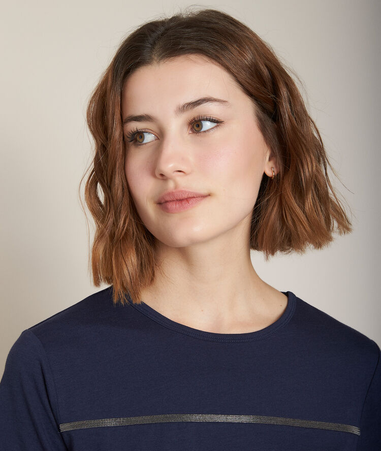 Tee-shirt marine regal violet.