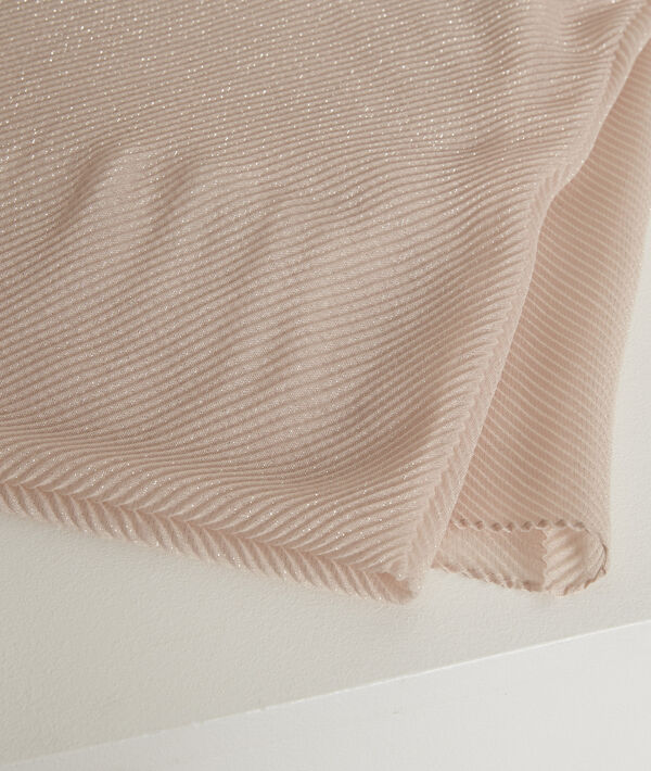 Foulard plissé rose Greta | 1-2-3 Foulard plissé rose Greta PhotoZ | 1-2-3