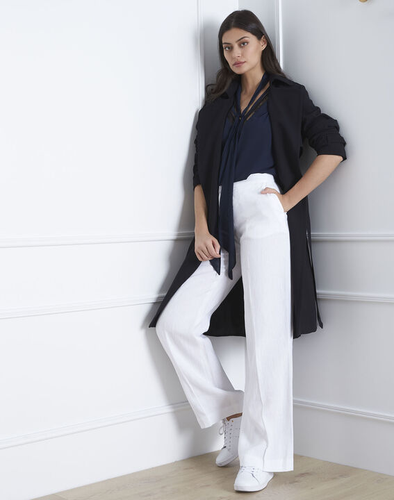 Pantalon banc large en lin Gobi | 1-2-3 Pantalon banc large en lin Gobi PhotoZ | 1-2-3