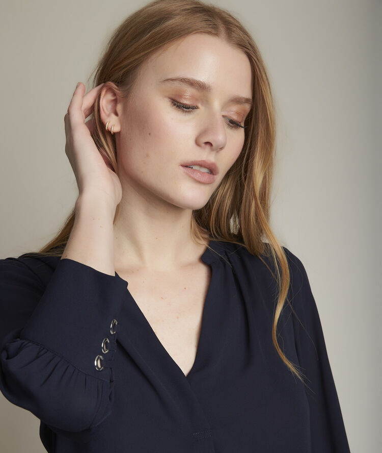 Blouse fluide marine elisee marine.