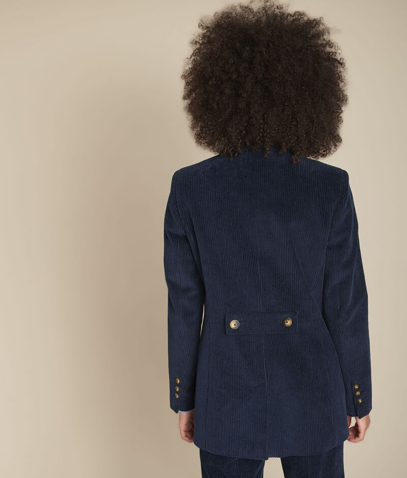 Veste velours marine britney marine.